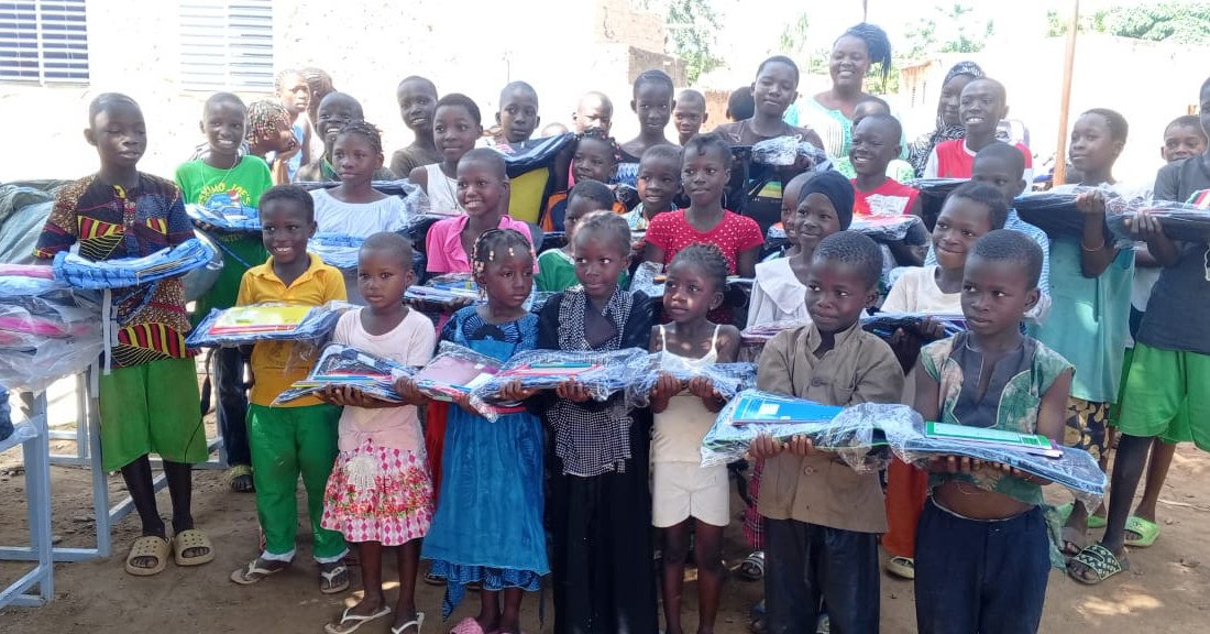 EVERY DAY, THANKS TO YOU, CHILDREN ARE ON THEIR WAY TO SCHOOL 📚